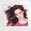 Pink-and-White icons with Kristen Stewart